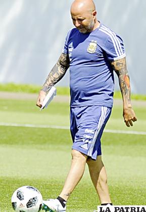 Jorge Sampaoli, entrenador de la selección de Argentina /CLARÍN