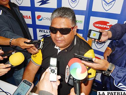 El presidente del club San José, Wilson Martínez /ARCHIVO