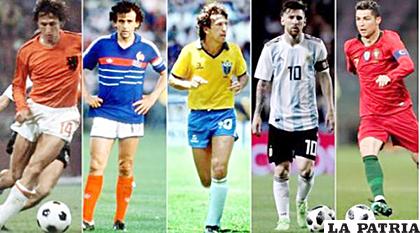 Johan Cruyff, Michel Platini, Zico, Lionel Messi y Cristiano Ronaldo, nunca levantaron la Copa del Mundo /marca.uecdn.es