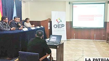 Autoridades del Tribunal Electoral de Cochabamba /OEP