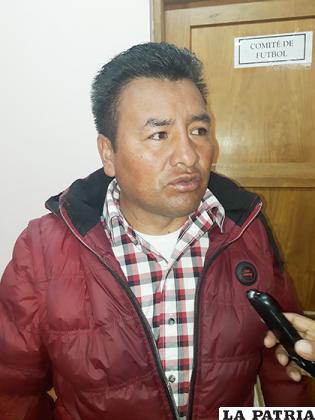 El presidente del club Kala, 
Freddy Nina /MARCELO ABASCAL