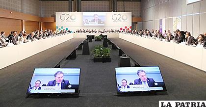 Los ministros de Finanzas y  titulares de los Bancos Centrales del G20 reunidos en Buenos Aires /amazonaws.com

