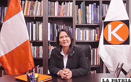 La líder del partido Fuerza Popular, Keiko Fujimori /E3.PE