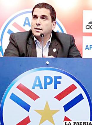 El presidente de la Asociación Paraguaya de Fútbol (APF), Robert Harrison /TWITTER