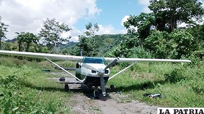 Las avionetas tienen pistas clandestinas para su aterrizaje y despegue /Andina