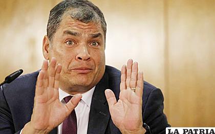 El expresidente de Ecuador, Rafael Correa /DIARIO EL MERCURIO