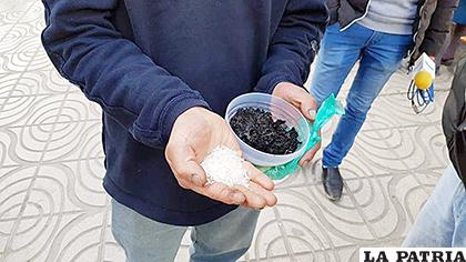 El supuesto arroz chino de plástico que es denunciado en redes sociales /FACEBOOK
