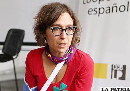 La dramaturga y directora de escena española Lucía Miranda /yimg.com
