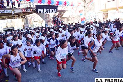 Buena cantidad de estudiantes fueron parte de la competencia