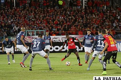 En el partido disputado en Ecuador los 