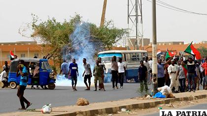 Manifestación de este domingo en Jartum, la capital de Sudán /larazon.es