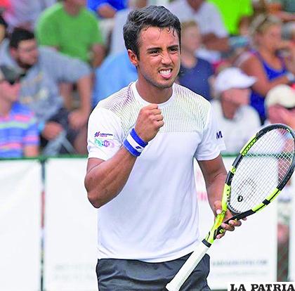 Hugo Dellien en la final venció al serbio Danilo Petrovic /eju.tv