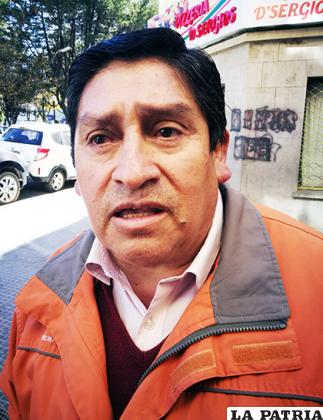 El dirigente del mercado Bolívar, Freddy Ávila /LA PATRIA