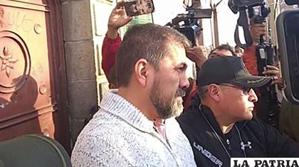 El excapitán Fernando Moreira es trasladado a Palmasola /ANF