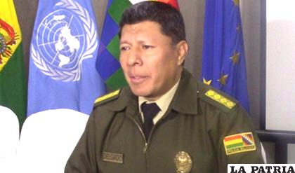 El. excomandante de la Policía Boliviana, general Rómulo Delgado /ANF