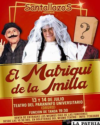 Santallazos se presentará en Oruro este fin de semana /LA PATRIA