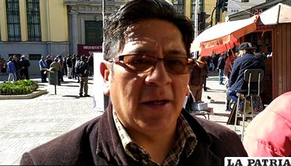 El presidente de CAO, Justo Morales /LA PATRIA