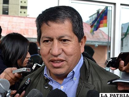 El ministro de Hidrocarburos, Luis Alberto Sánchez /ABI.BO