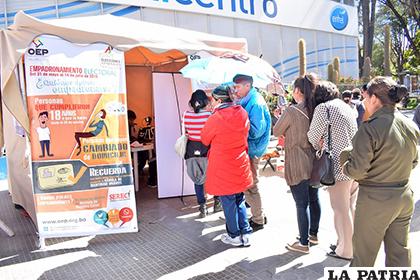 En Oruro se registraron 15.825 nuevos empadronados /LA PATRIA