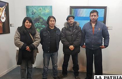 Artistas inauguraron exposición en homenaje al aniversario de La Paz /LA PATRIA