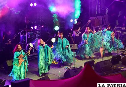 Este festival es considerado uno de los más grandes de música folklórica en Bolivia /LA PATRIA/ARCHIVO