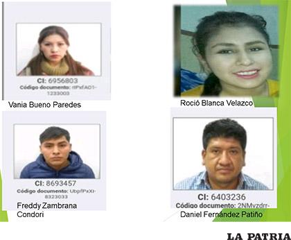 Los presuntos autores de la muerte de Silvia Machado Lizárraga /CDPO