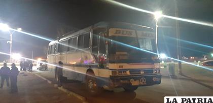 El bus solo presenta daños materiales leves /LA PATRIA