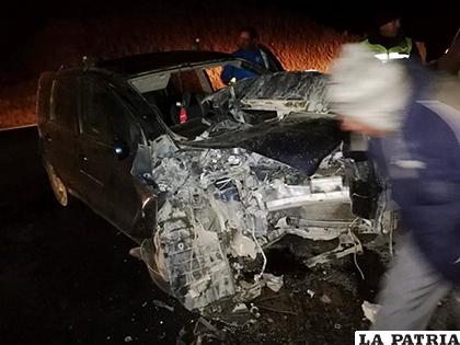 El conductor logró salvar su vida /LA PATRIA
