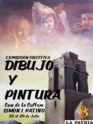 Exposición del Colectivo de Artista Orureños se inaugura esta noche /MARCELA MAMANI 
