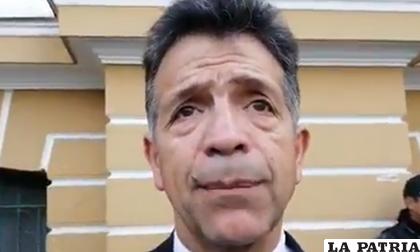 El representante del movimiento ciudadano y aliado de Bolivia Dice No, Guillermo Paz /ANF/Captura de pantalla