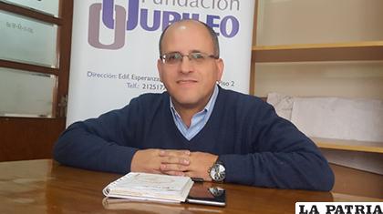 Raúl Velásquez, analista en Hidrocarburos de Fundación Jubileo /ANF