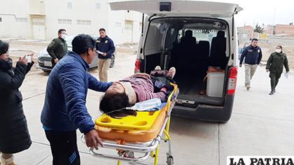 La joven fue transferida en un inicio al hospital de tercer nivel Oruro-Corea /LA PATRIA