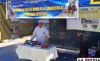 Zulma Molina, busca aumentar el valor nutricional de la mermelada /LA PATRIA