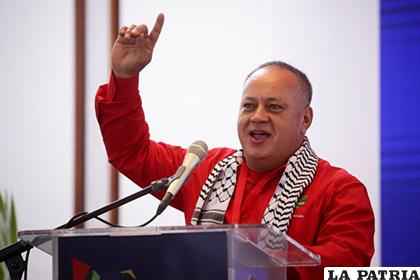 El considerado número dos del chavismo, Diosdado Cabello, desafió a EE.UU. /yimg.com