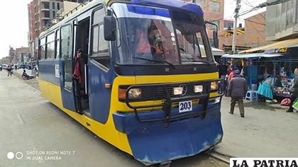 El tren urbano que pretende recorrer las vías de la ciudad desde septiembre /LA PATRIA