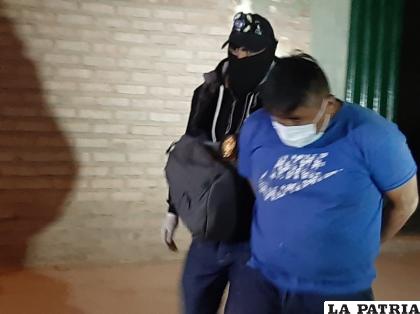 Otro de los secuaces que llegó desde La Paz /LA PATRIA
