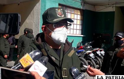 Coronel Juan Luis Cuevas se refirió a la situación en La Paz /erbol.com