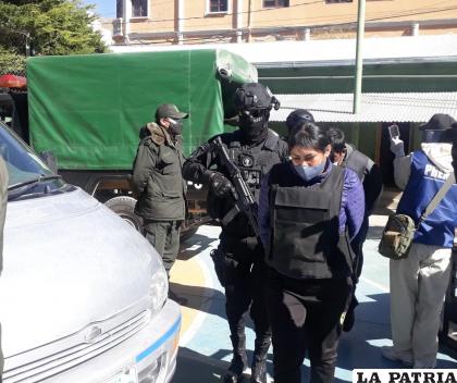 Una mujer integraba la banda delincuencial /LA PATRIA

