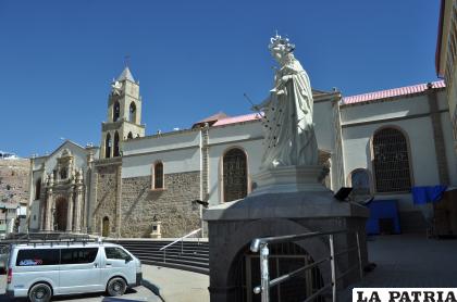 El Santuario de la Virgen del Socavón aguarda que la población pueda colaborar /Ovidio Cayoja /LA PATRIA