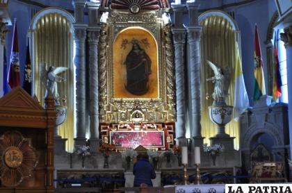 El santuario de la Virgen del Socavón aguarda que la población pueda colaborar /LA PATRIA