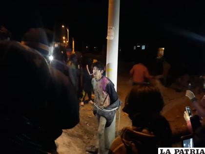 Fue retenido y agredido por los vecinos del lugar