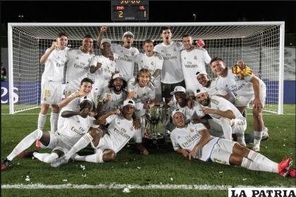 La celebración del Real Madrid campeón de la temporada 2019-2020 /as.com