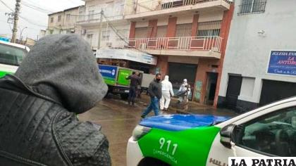 El lugar donde falleció el radialista junto a su familia /Erbol

