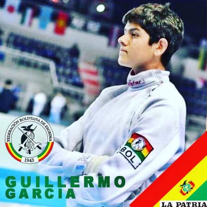 Guillermo García otro de los buenos deportistas bolivianos en la esgrima /Facebook