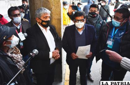 El ministro Iván Arias hizo el anuncio de los recursos que recibirá cada municipio /Gad-Or