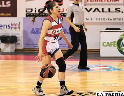 Será su tercer elenco en el baloncesto español /cortesía Romina Rodríguez