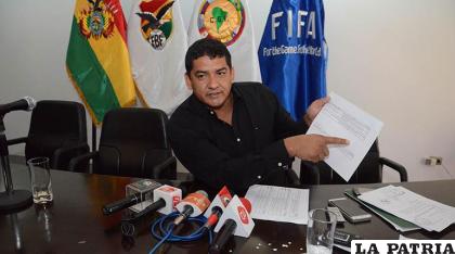 Marco Rodríguez de manera provisional asumió la presidencia de la FBF /APG