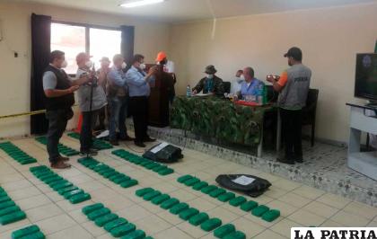 La Felcn incautó 329 kilos de droga en Yacuma /Erbol