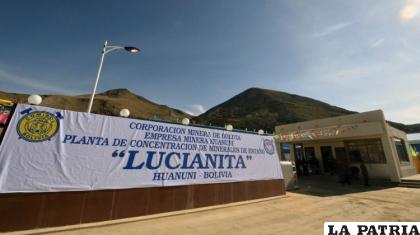 El Ingenio Lucianita se encuentra en Huanuni /la patria archivo
