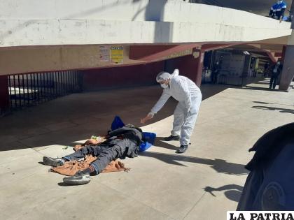 Murió a metros del ingreso a la exterminal /LA PATRIA